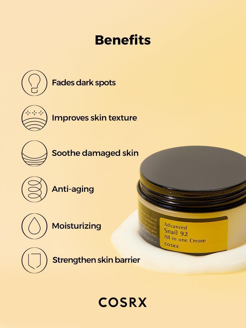 COSRX Advanced Snail 92 All in one Cream 100ml — product detail image 7
