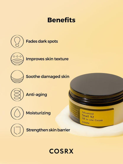 COSRX Advanced Snail 92 All in one Cream 100ml — product detail image 7