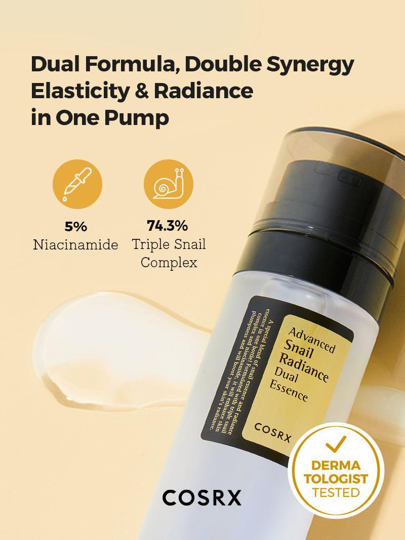 COSRX Advanced Snail Radiance Dual Essence 80ml — product detail image 2