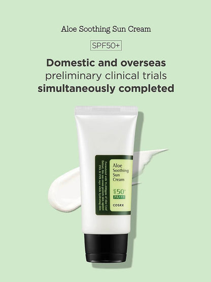 COSRX Aloe Soothing Sun Cream SPF50+ PA+++ 50ml — product detail image 2