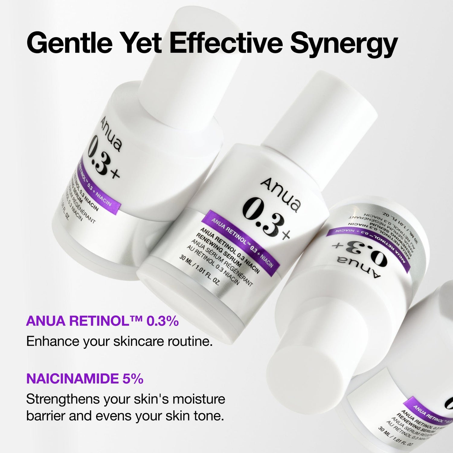 Anua Nano Retinol 0.3% Niacin Renewing Serum 30ml - official ANUA product image 3