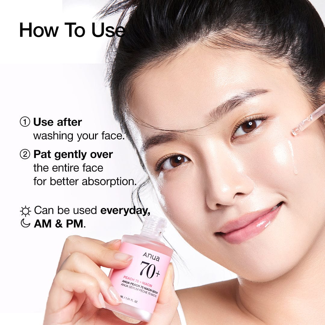 Anua PEACH 70% NIACINAMIDE SERUM 30ml - official ANUA product image 6
