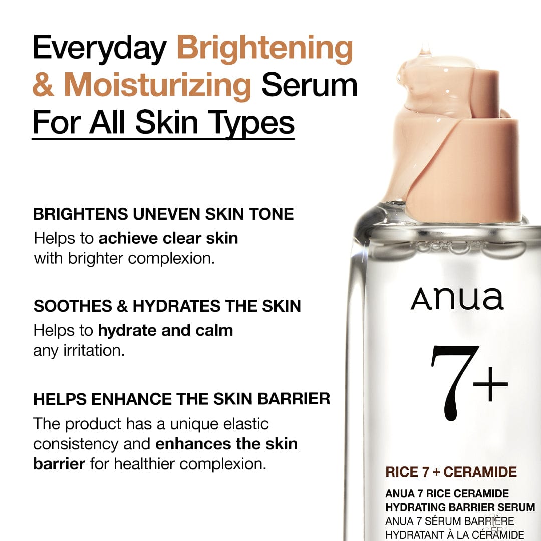 Anua 7 RICE CERAMIDE HYDRATING BARRIER SERUM 50ml - official ANUA product image 5