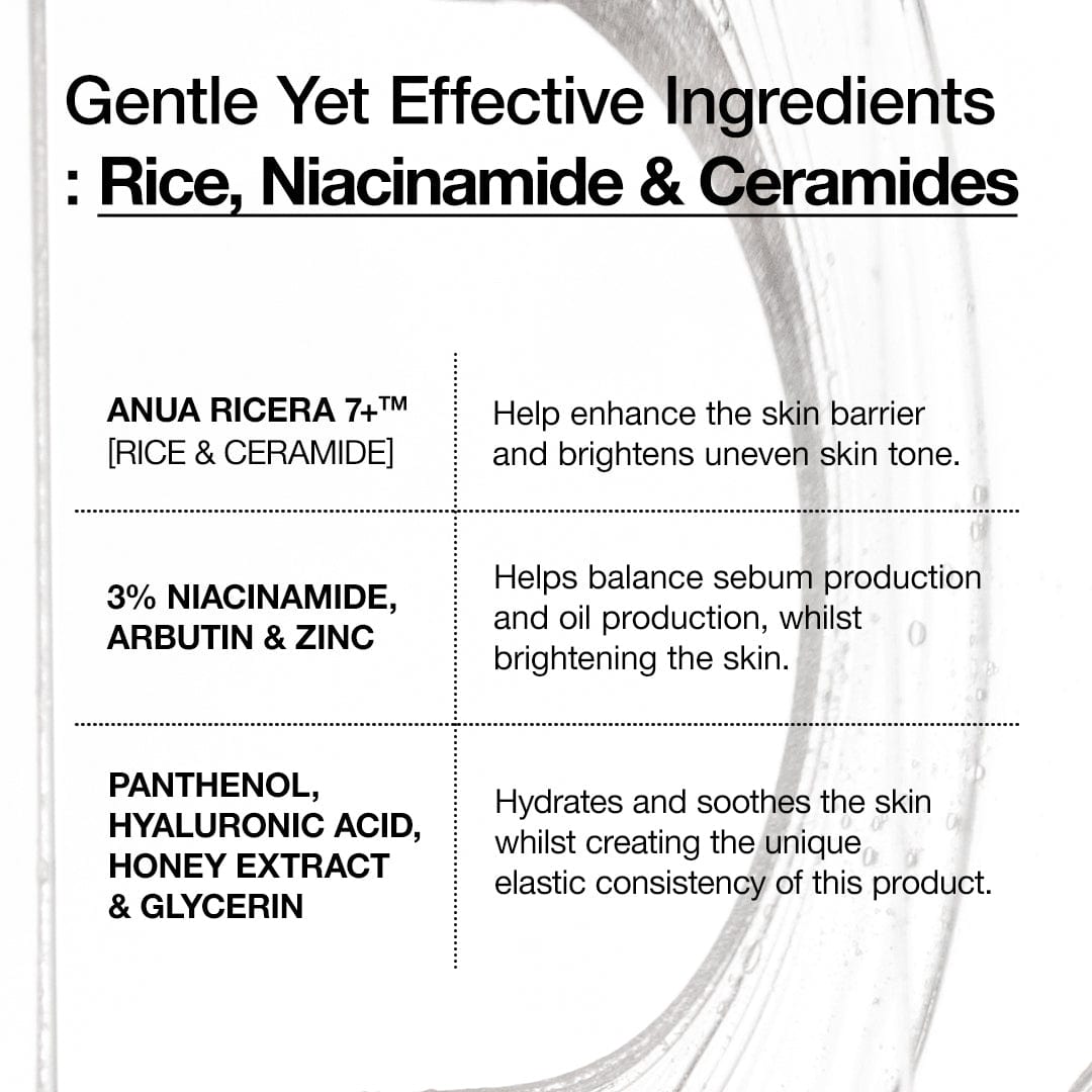 Anua 7 RICE CERAMIDE HYDRATING BARRIER SERUM 50ml - official ANUA product image 6