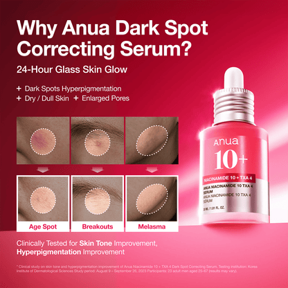Anua NIACINAMIDE 10% + TXA 4% DARK SPOT CORRECTING SERUM 30ml - official ANUA product image 4