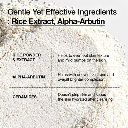 Anua RICE ENZYME BRIGHTENING CLEANSING POWDER 40g - official ANUA product image 6