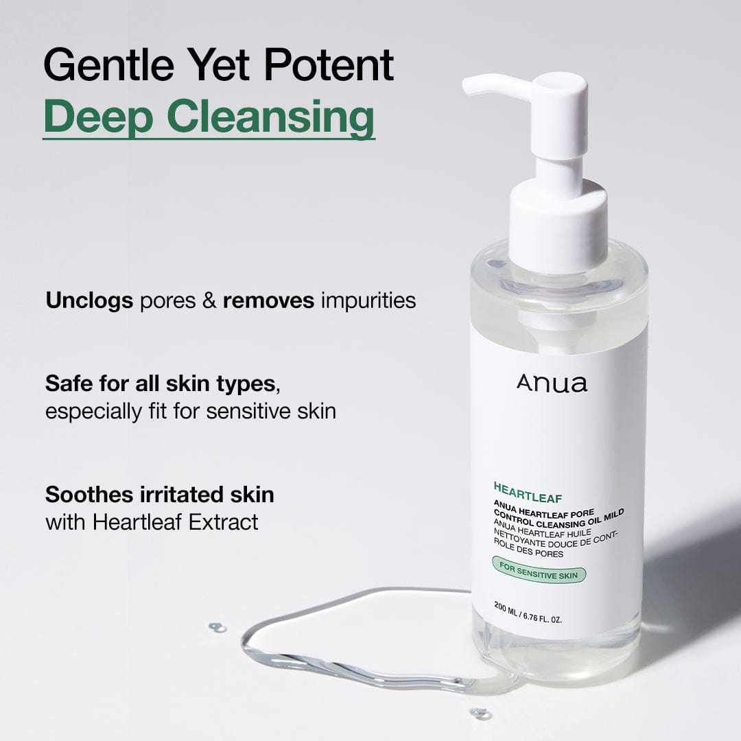 Anua Heartleaf Pore Control Cleansing Oil Mild 200ml - official ANUA product image 3