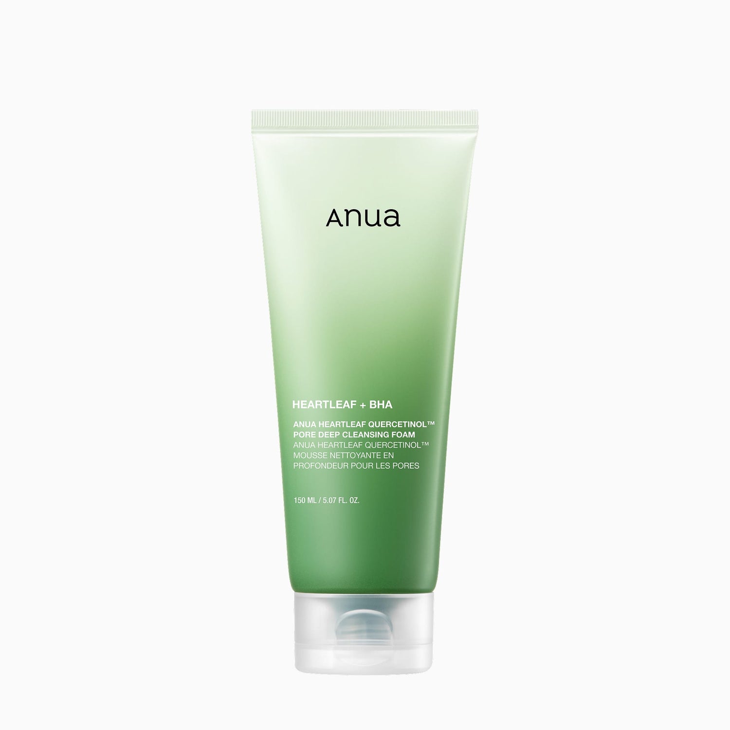 Anua HEARTLEAF QUERCETINOL PORE DEEP CLEANSING FOAM 150ML - official ANUA product image 1