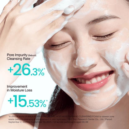 Anua Hyaluronic Acid Moisturizing Cleansing Foam 150ml - official ANUA product image 4