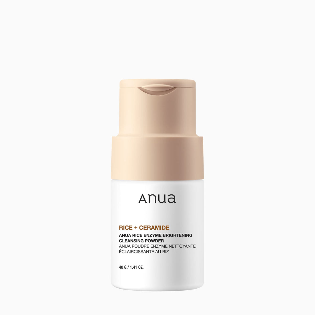 Anua RICE ENZYME BRIGHTENING CLEANSING POWDER 40g - official ANUA product image 1