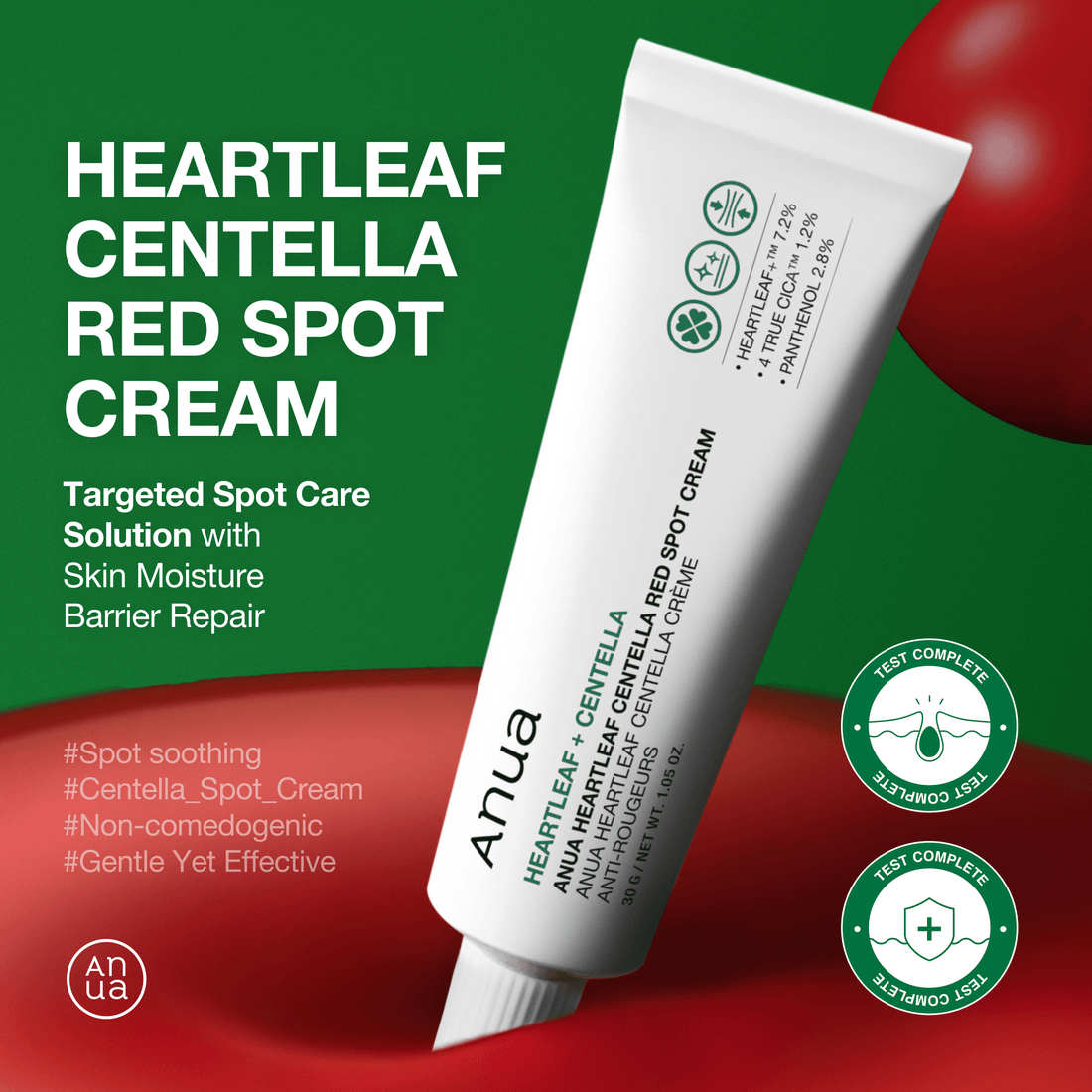 Anua HEARTLEAF CENTELLA RED SPOT CREAM 30g - official ANUA product image 2