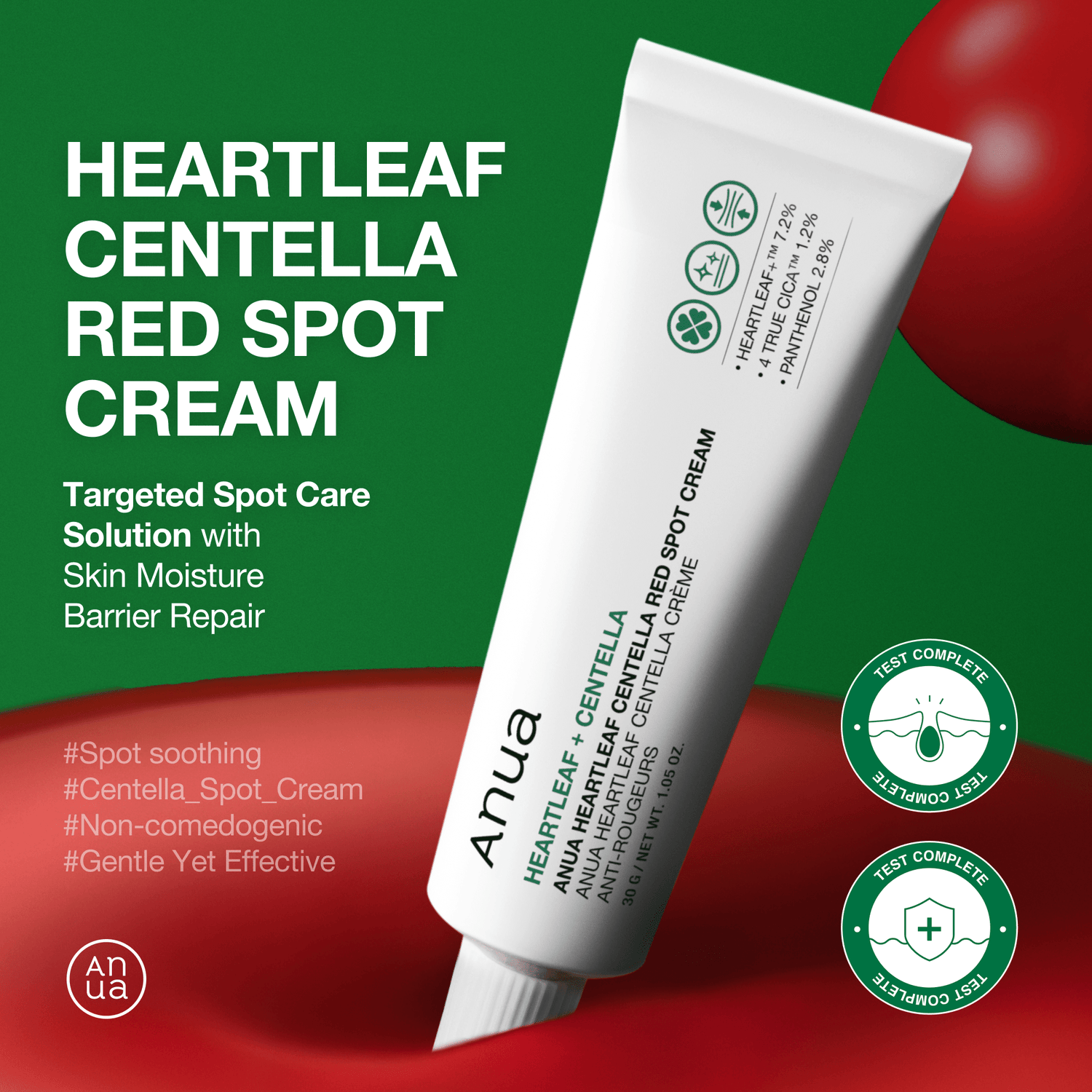 Anua HEARTLEAF CENTELLA RED SPOT CREAM 30g - official ANUA product image 2