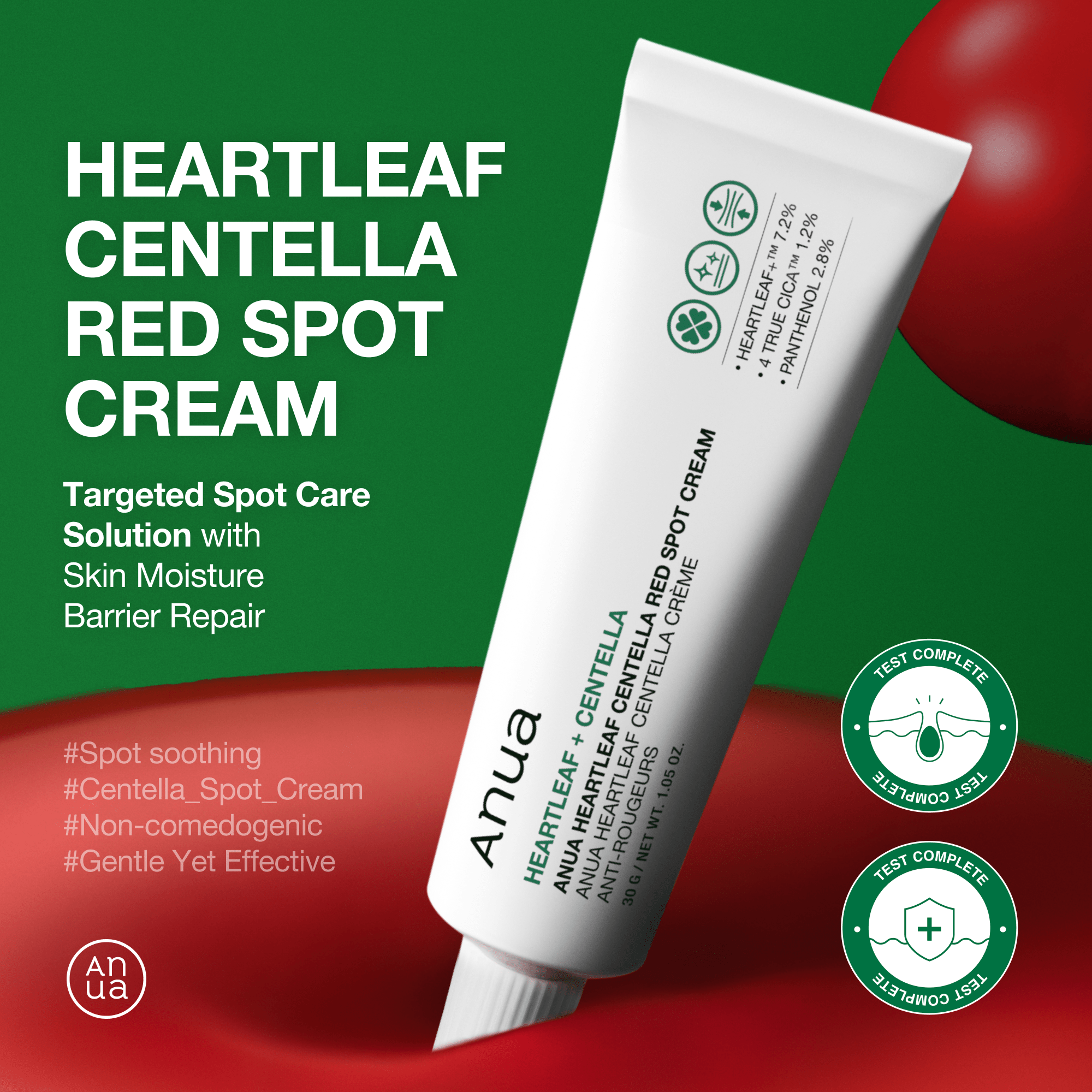 Anua HEARTLEAF CENTELLA RED SPOT CREAM 30g - official ANUA product image 2