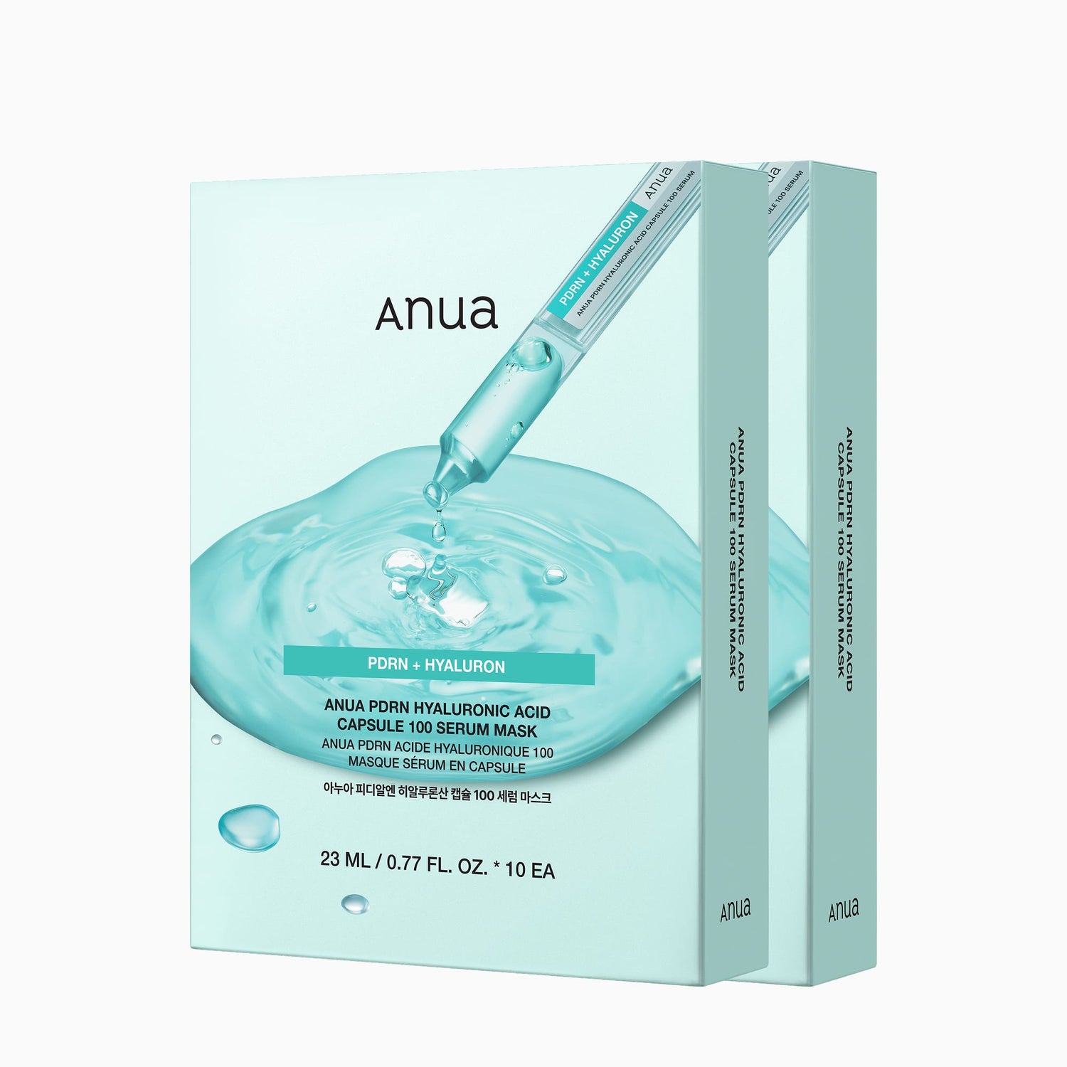 Anua PDRN Hyaluronic Capsule 100 Serum Mask 23ml*10ea - official ANUA product image 1
