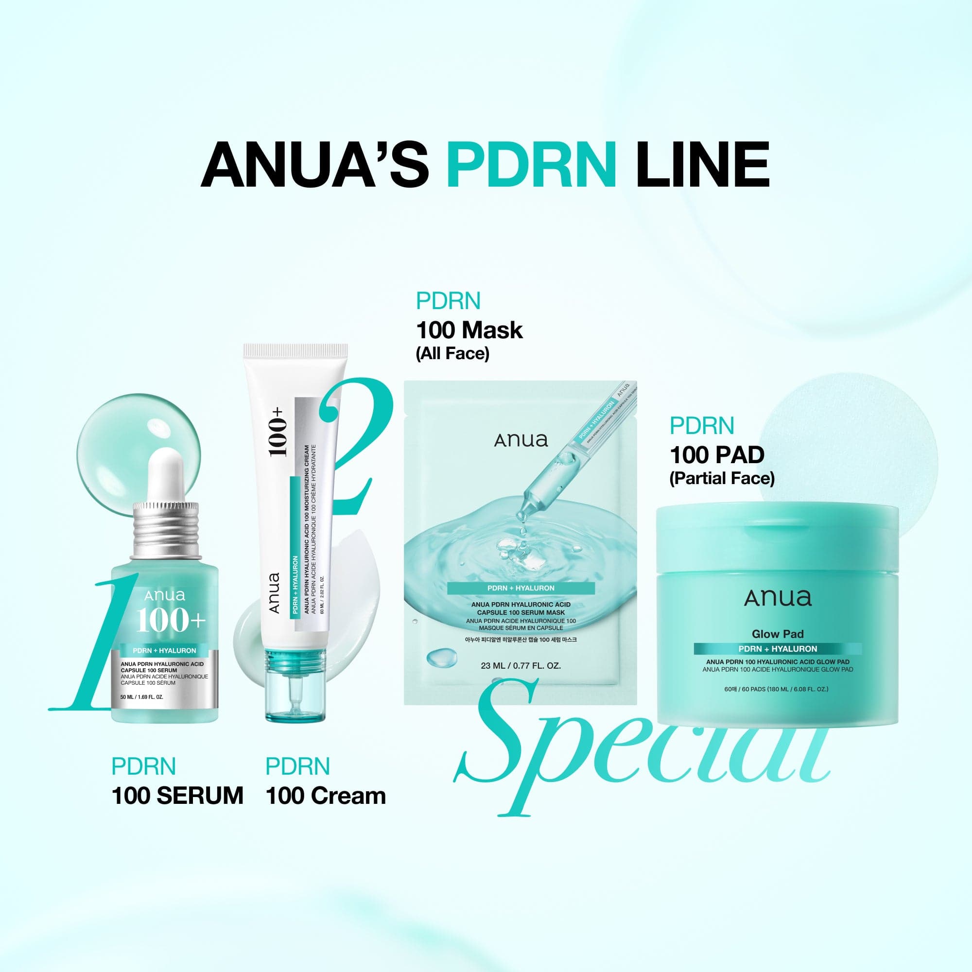 Anua PDRN Hyaluronic Capsule 100 Serum Mask 23ml*10ea - official ANUA product image 8