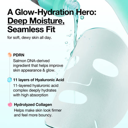 Anua PDRN Hyaluronic Capsule 100 Serum Mask 23ml*10ea - official ANUA product image 5