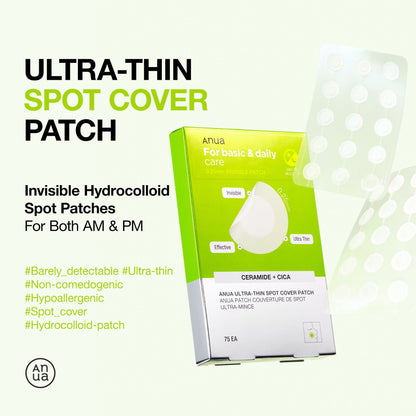 Anua Ultra Thin Spot Cover Patch 75ea - official ANUA product image 2