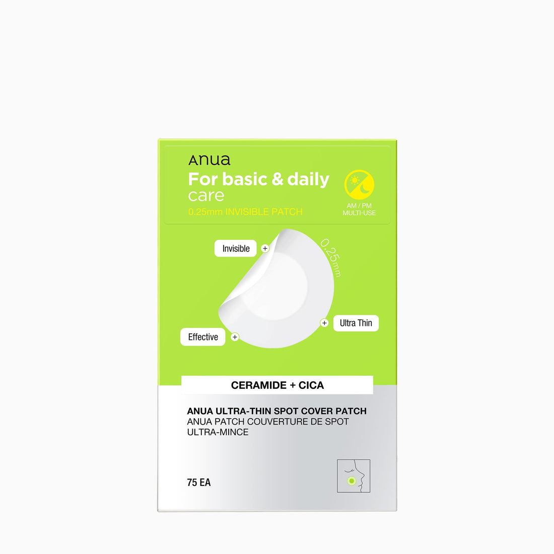 Anua Ultra Thin Spot Cover Patch 75ea - official ANUA product image 1