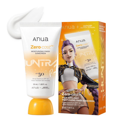 ANUA Zero-cast Moisturizing Finish Sunscreen 50ml - official ANUA product image 2