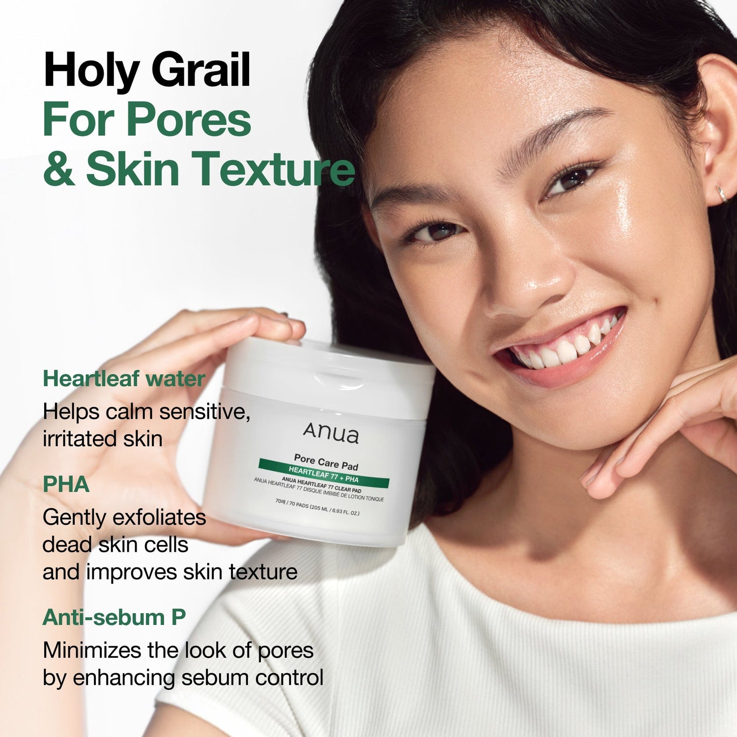 Anua Heartleaf 77% Clear Pad 70ea - official ANUA product image 3