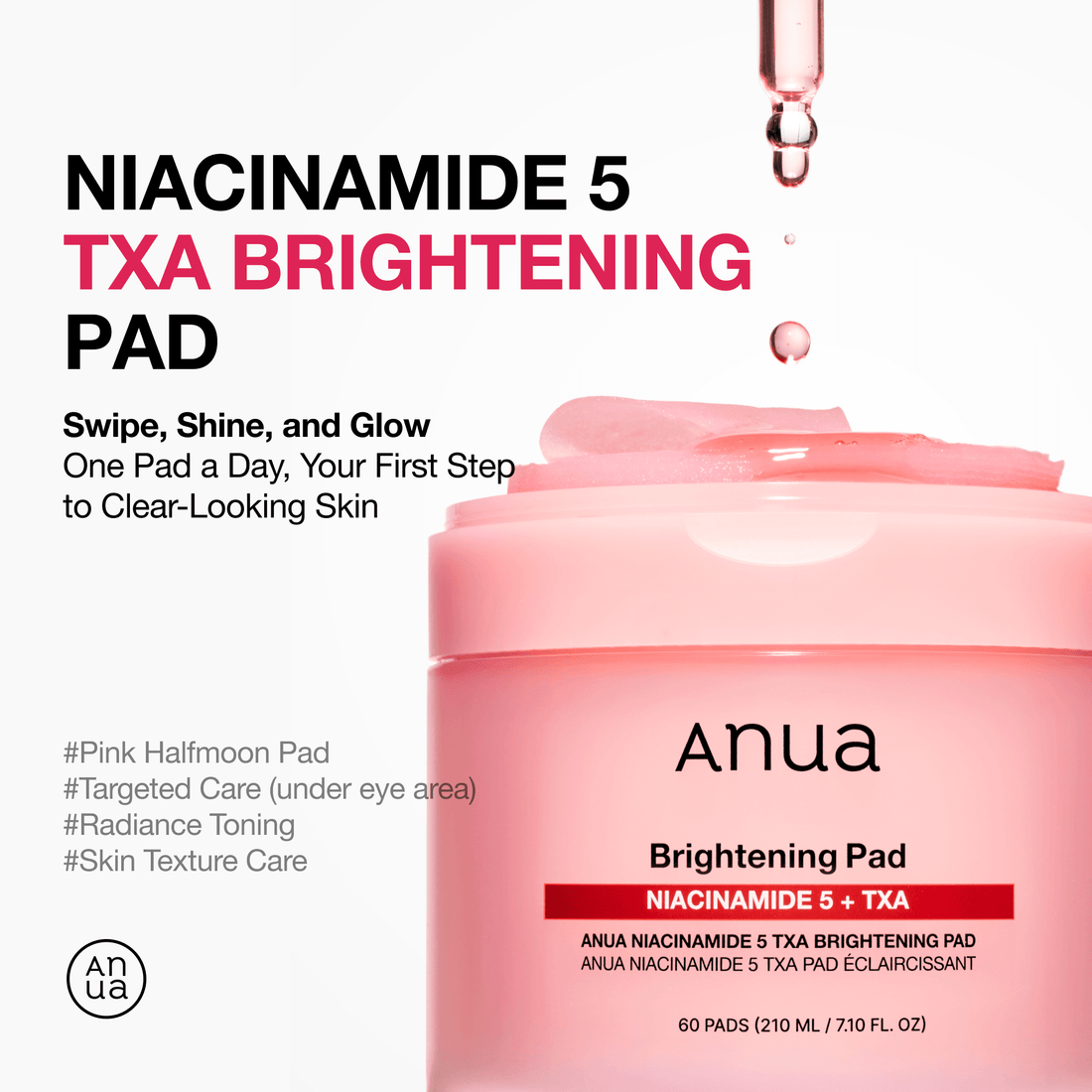 Anua Niacinamide 5 Txa Brightening Pad 210ml 60ea - official ANUA product image 2