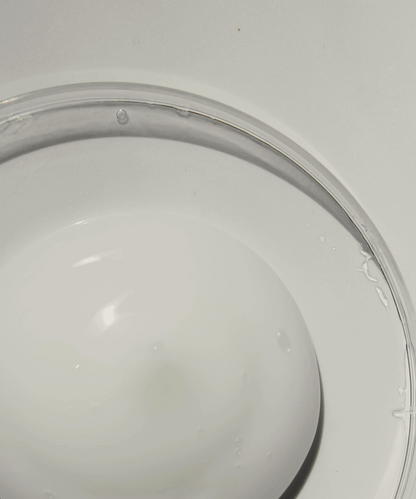 Close-up of the aqua cream texture for Aromatica Soothing Aloe Aqua Cream