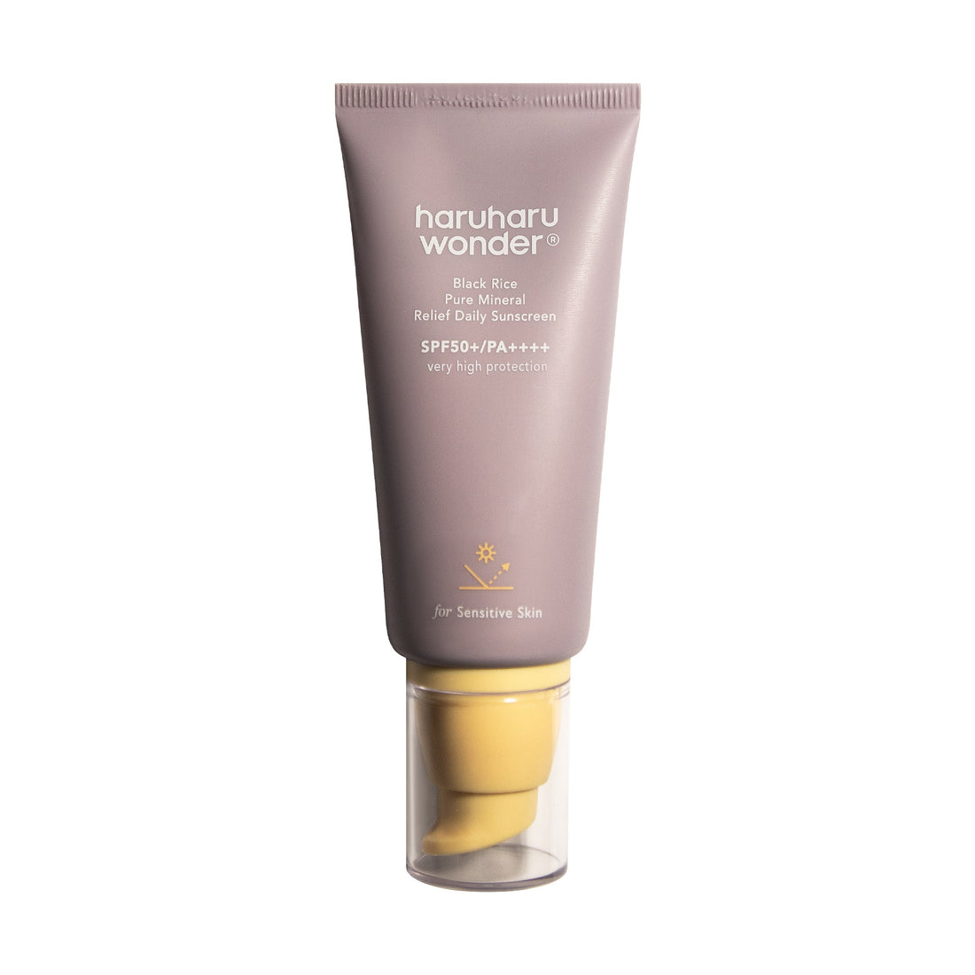 haruharuwonder Black Rice Pure Mineral Relief Daily Sunscreen Unscented SPF50+ 50ml product image 2