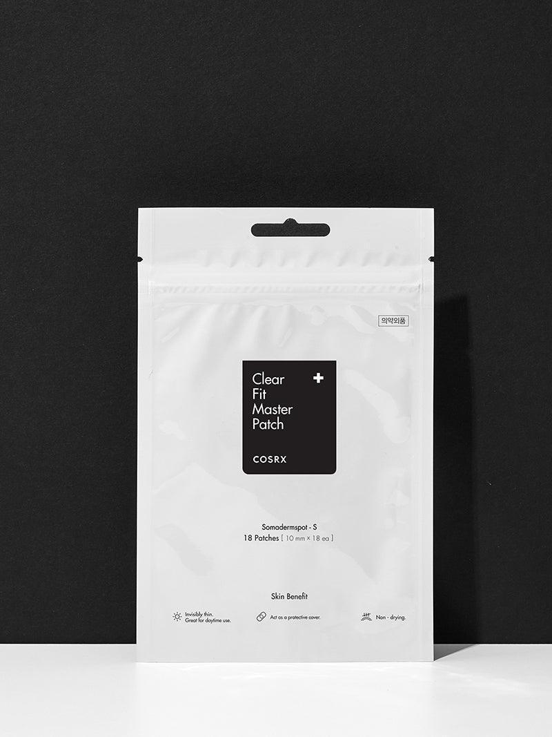 COSRX Clear Fit Master Patch pouch and individual hydrocolloid patches