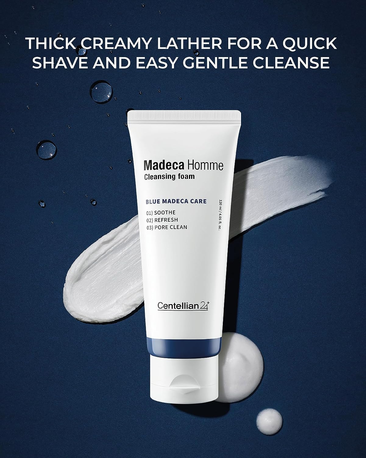 Centellian24 Madeca Homme Cleansing Foam 120ml — product detail image 5