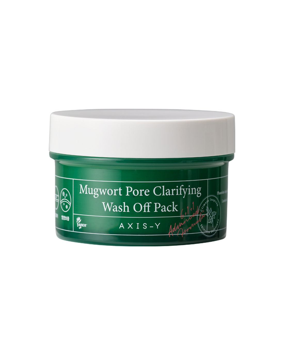 AXIS-Y Mugwort Pore Clarifying Wash Off Pack 100ml official product image 2