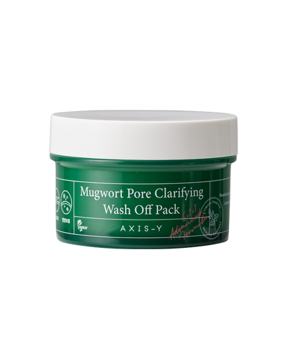 AXIS-Y Mugwort Pore Clarifying Wash Off Pack 100ml product packaging