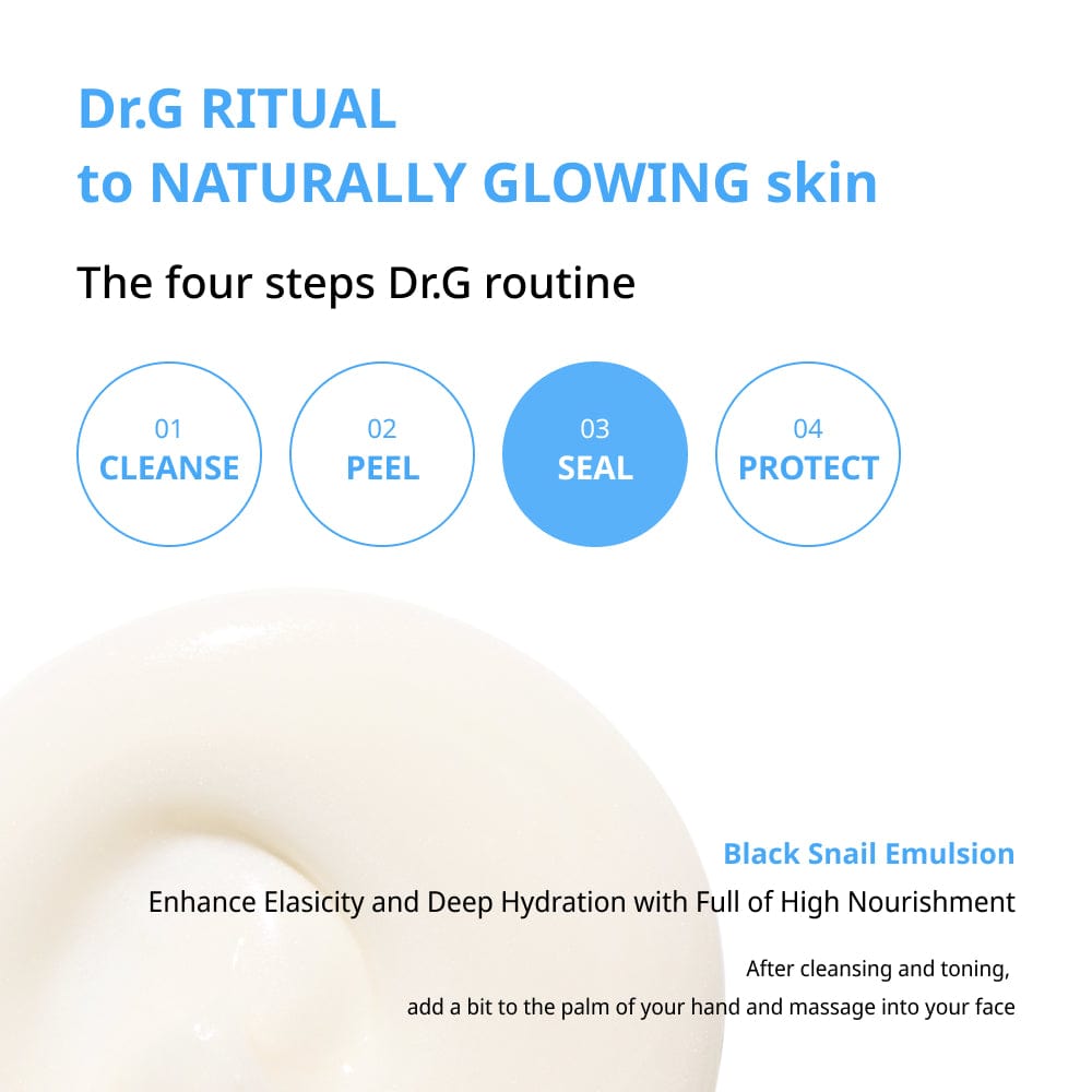 Dr.G Black Snail Emulsion 150ml product image detail 7