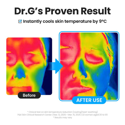 Dr.G Red Blemish Cool Soothing Mask 10ea product image detail 4