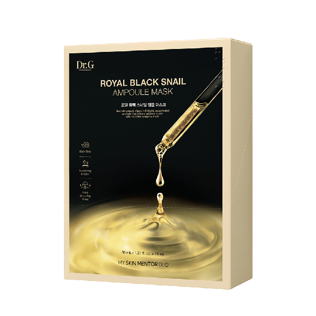 Dr.G Royal Black Snail Ampoule Mask 1ea 30ml official Dr.G source image 1
