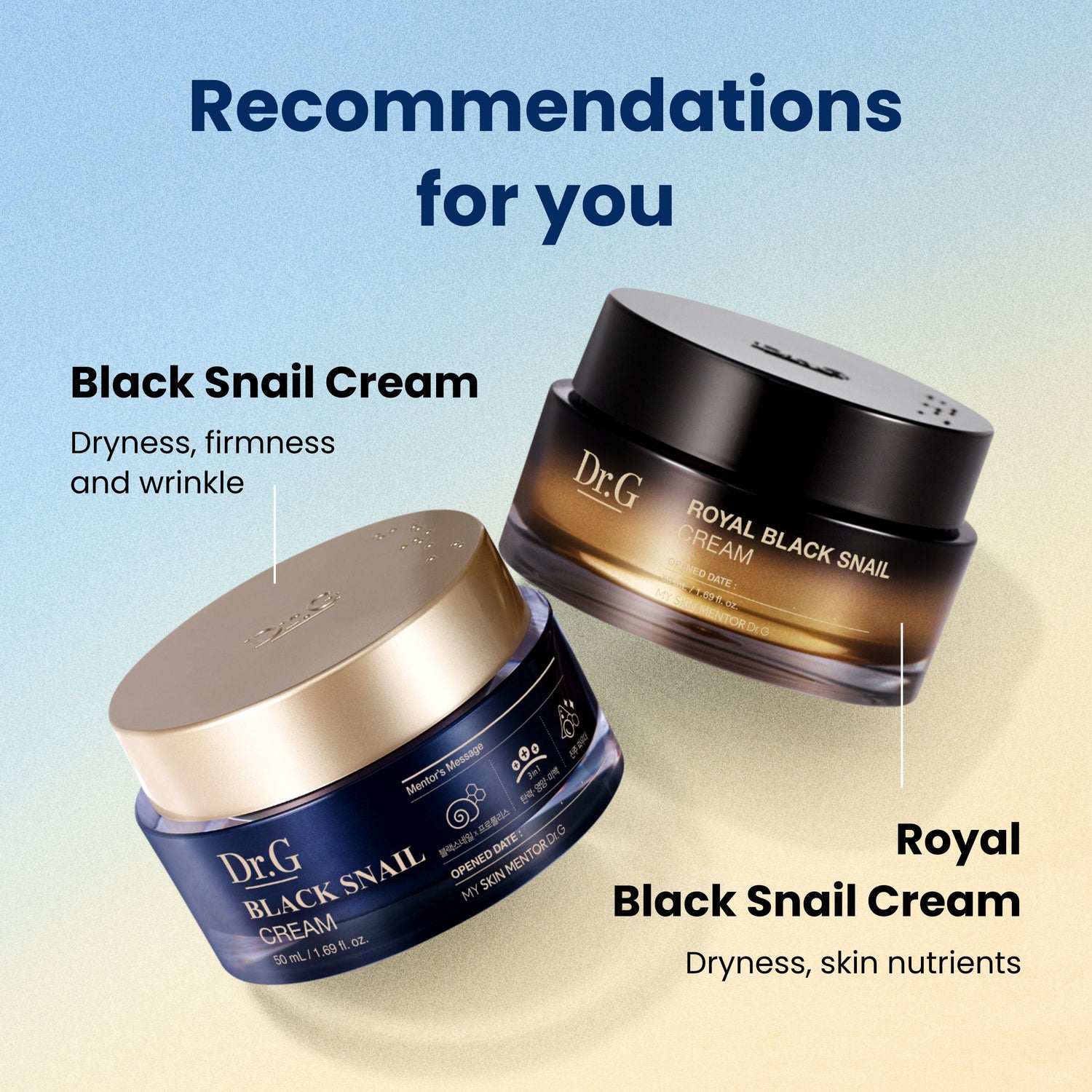 Dr.G Black Snail Cream 50ml product image detail 9