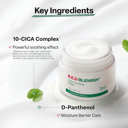 Dr.G Red Blemish Clear Soothing Cream 70ml product image detail 4