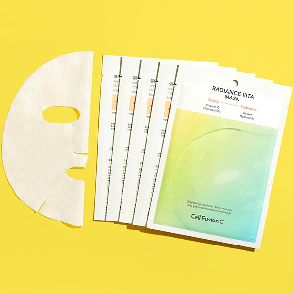 CellFusionC Radiance Vita Masks (5 sheets) — product detail image 2