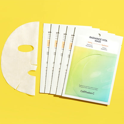 CellFusionC Radiance Vita Masks (5 sheets) — product detail image 2