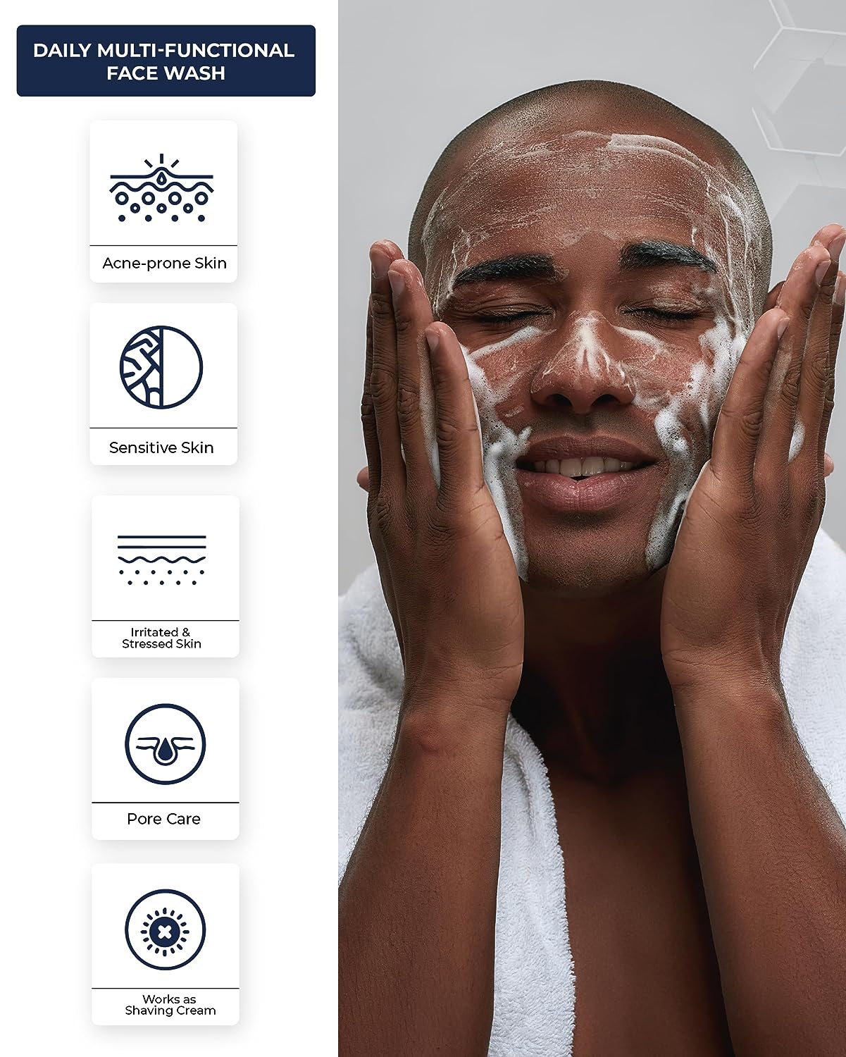 Centellian24 Madeca Homme Cleansing Foam 120ml — product detail image 3