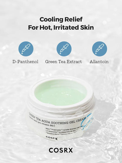 COSRX Hydrium Green Tea Aqua Soothing Gel Cream 50ml — product detail image 2