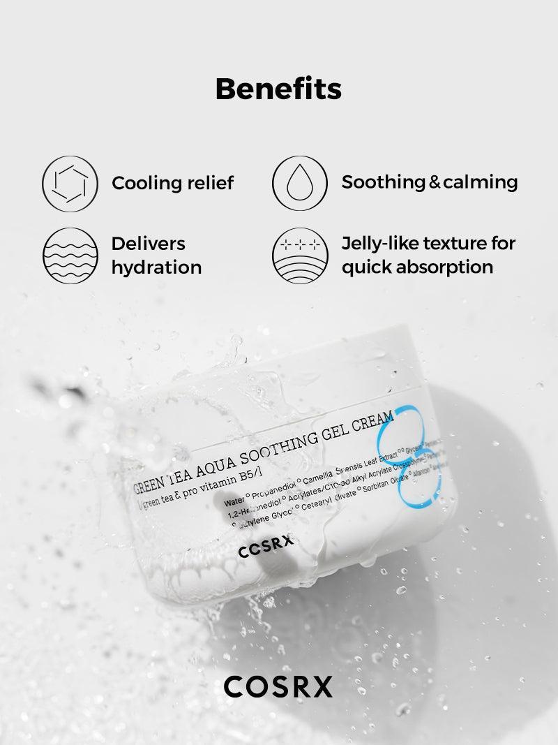 COSRX Hydrium Green Tea Aqua Soothing Gel Cream 50ml — product detail image 3