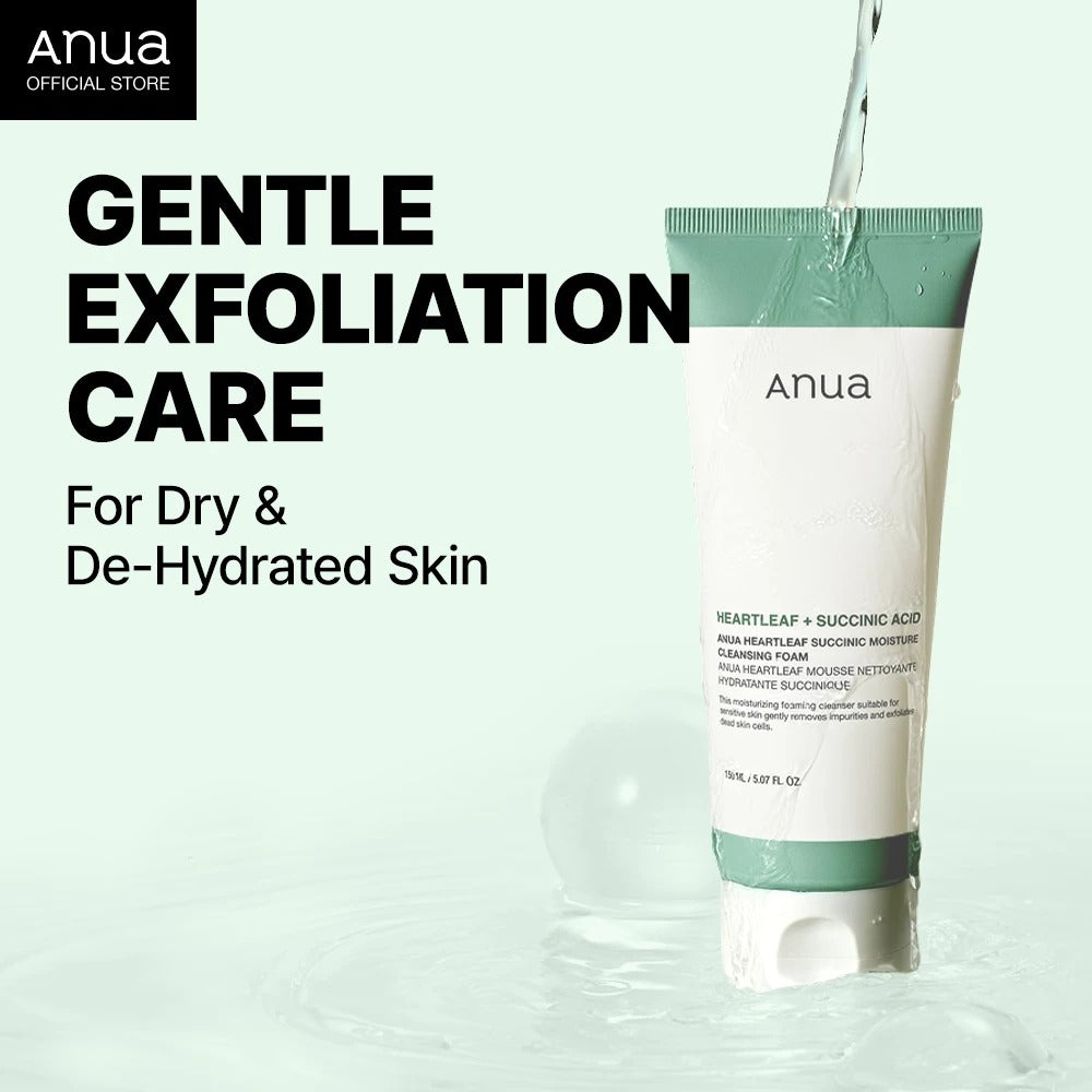 Anua HEARTLEAF SUCCINIC MOISTURE CLEANSING FOAM 150ml - product-specific ANUA product image 3