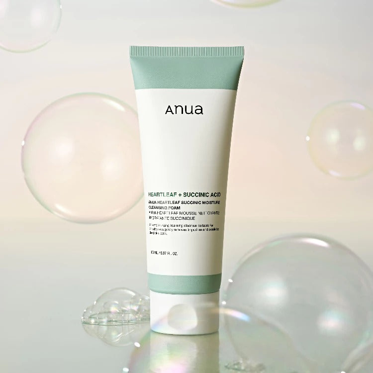 Anua HEARTLEAF SUCCINIC MOISTURE CLEANSING FOAM 150ml - product-specific ANUA product image 4