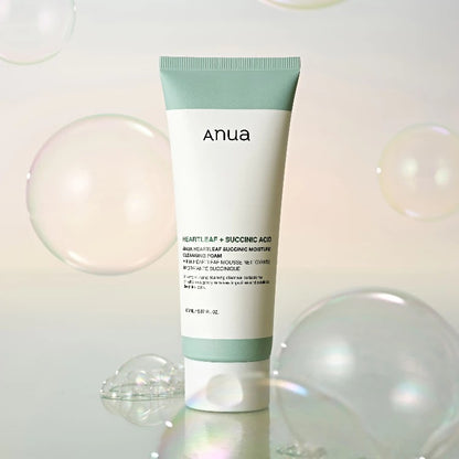 Anua HEARTLEAF SUCCINIC MOISTURE CLEANSING FOAM 150ml - product-specific ANUA product image 4