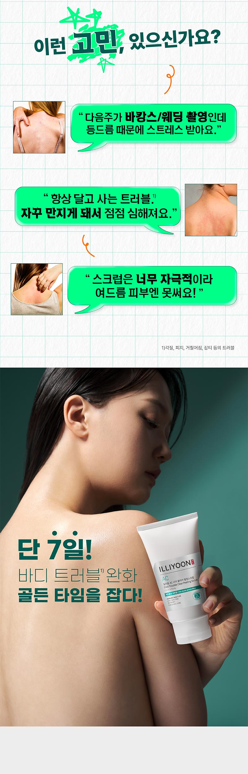 Illiyoon Cica Acne Clear Peeling Scrub 200mL — Body Scrubs &amp; Exfoliants — product image 4