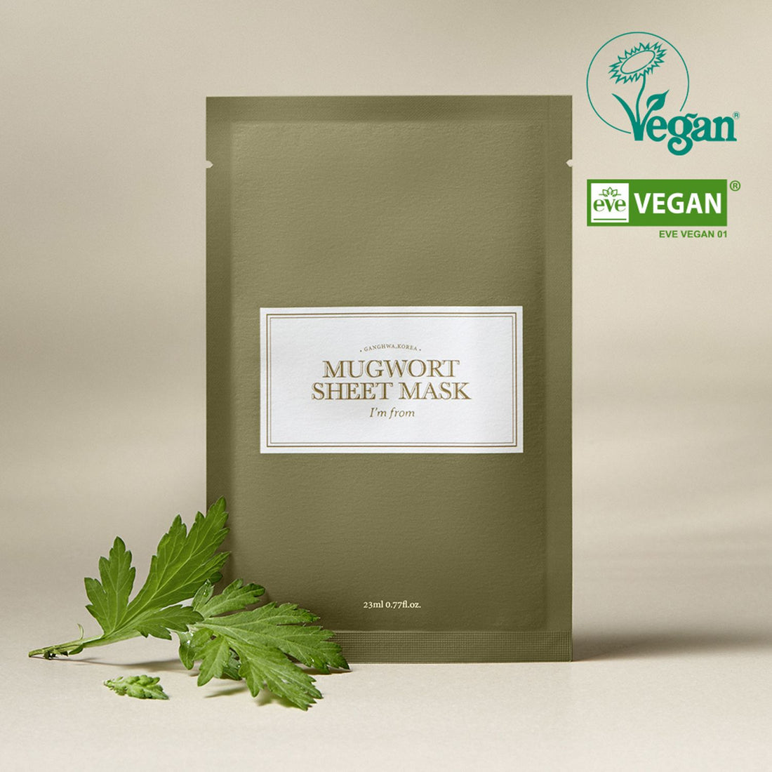 ImFrom ImFrom Mugwort Sheet Mask 23 ml (1ea) official product image 2
