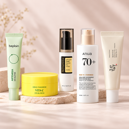 Korean Eye Care for Dry Under-Eyes | Hydrating Set product group