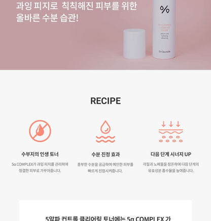 Dr.Ceuracle 5α CONTROL CLEARING TONER 120ml — Dr.Ceuracle product image 6
