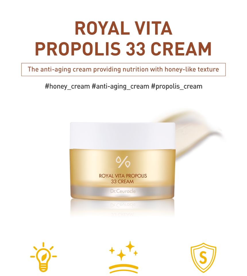 Dr.Ceuracle Royal Vita Propolis 33 Cream 50ml — Dr.Ceuracle product image 3