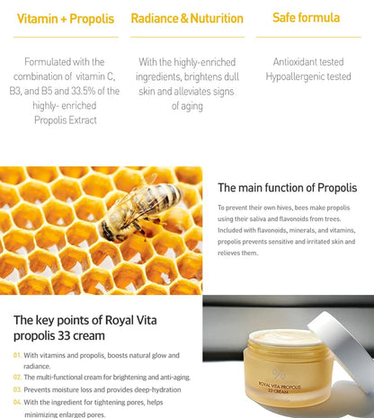 Dr.Ceuracle Royal Vita Propolis 33 Cream 50ml — Dr.Ceuracle product image 4